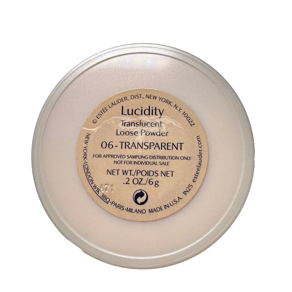 Estée Lauder Lucidity Translucent Powder .2oz/6gm Travel Case Mirror Sharpener